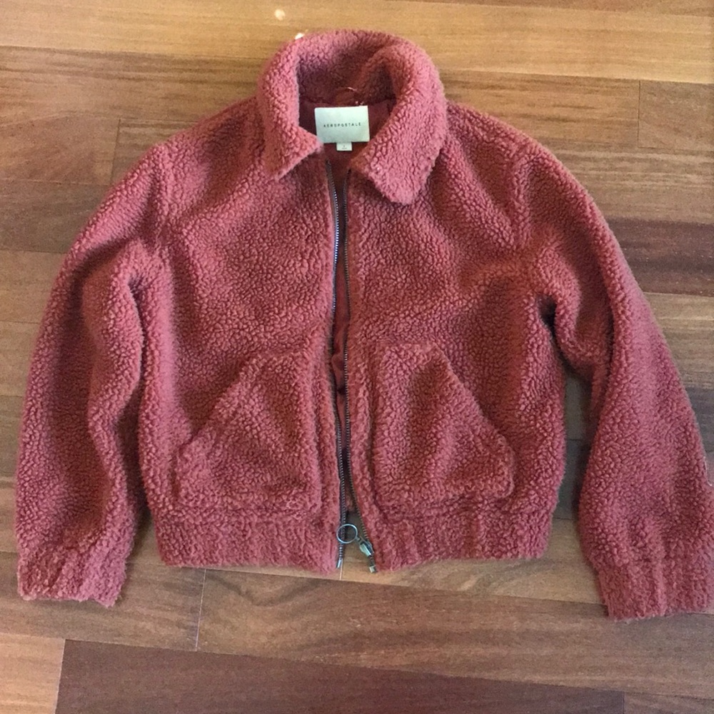 Cozy aero teddy jacket
